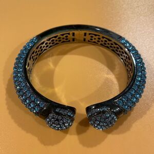 Elegant Black and Blue Bracelet